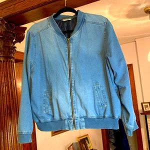 Denim Bomber Jacket